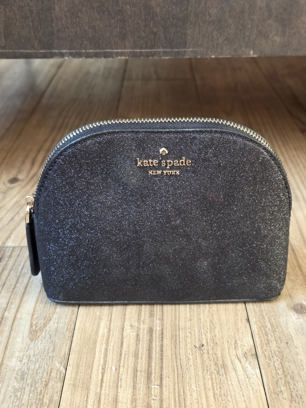 Kate Spade Glitter Small Dome Cosmetic Case